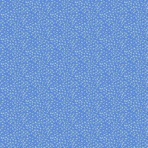 Starflower Blue Cotton Fabric - Makower 006/B - Country Cuttings