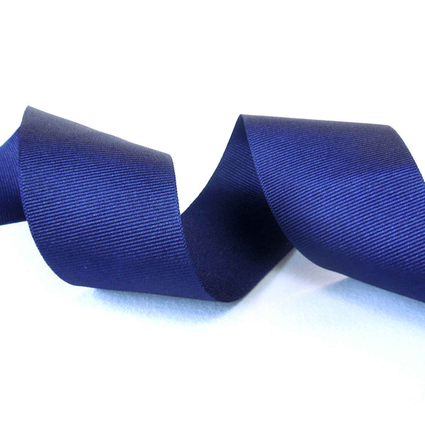 Plain Grosgrain Ribbon - Navy Blue - Berisfords - 40mm