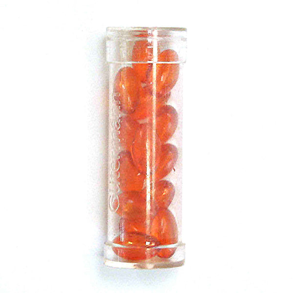 12mm Olive Beads - Orange - Gutermann - 14 beads in Tube