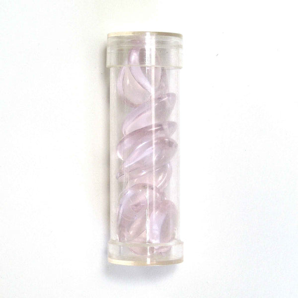 10x18mm Drop Glass Beads - Pink - Gutermann - 10 beads in Tube Copy