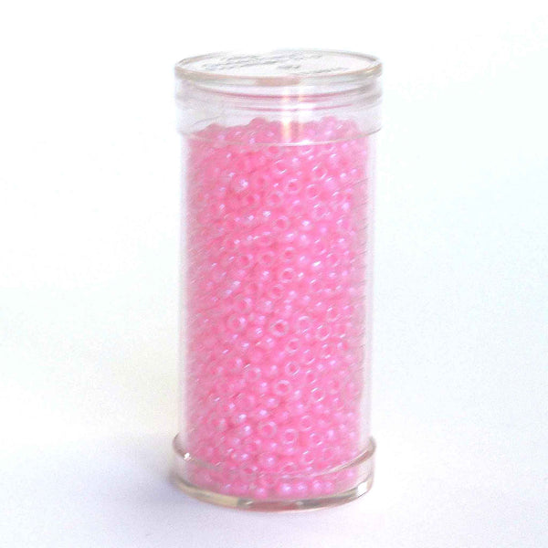 Rocailles Glass Seed Beads 9/0- Middle Pink - Gutermann - 28g Large Tube