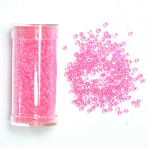 Rocailles Glass Seed Beads 9/0- Middle Pink - Gutermann - 28g Large Tube