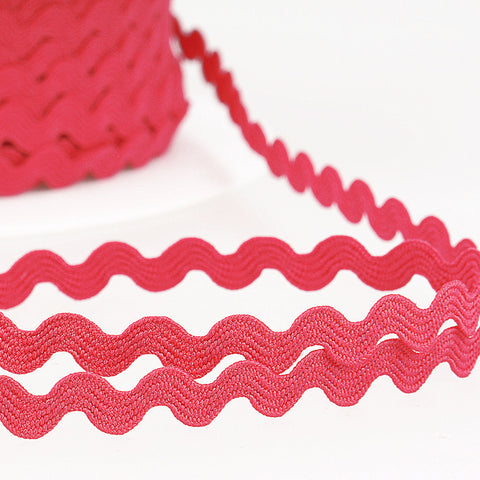 8mm Ric Rac Trim - Antique Pink - Stephanoise