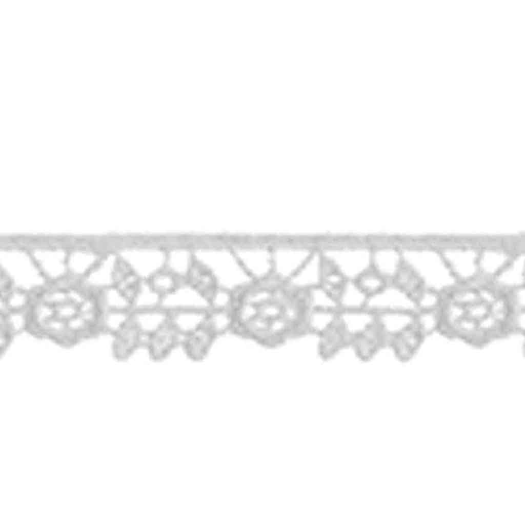 18mm Lace Guipure - White - Trimits