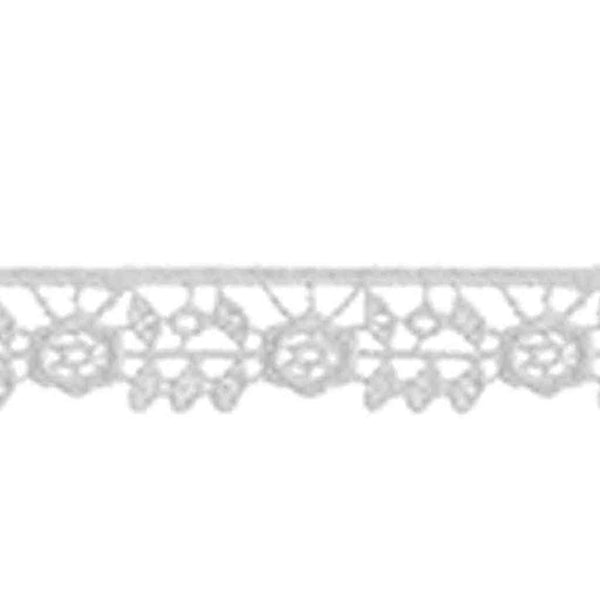 18mm Lace Guipure - White - Trimits