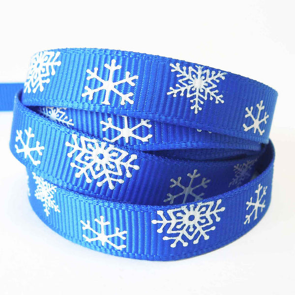 Christmas Ribbon Collection - Turquoise Happy Holidays - 5 Metres