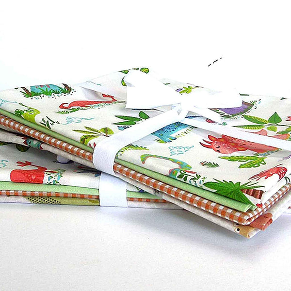 Dinosaurs Fat Quarter Bundle - Makower - Dino Friends and Rex Collections