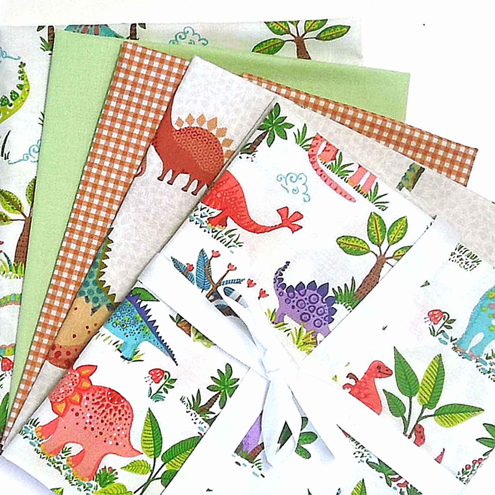 Dinosaurs Fat Quarter Bundle - Makower - Dino Friends and Rex Collections