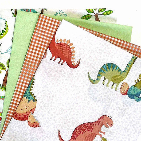 Dinosaurs Fat Quarter Bundle - Makower - Dino Friends and Rex Collections