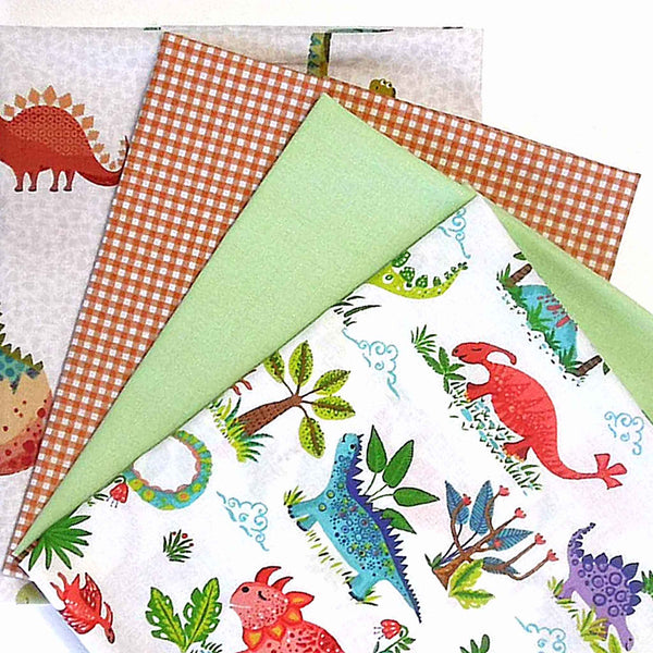 Dinosaurs Fat Quarter Bundle - Makower - Dino Friends and Rex Collections