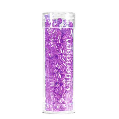 2mm Bugle Beads - Lavender - Gutermann - 10g Tube