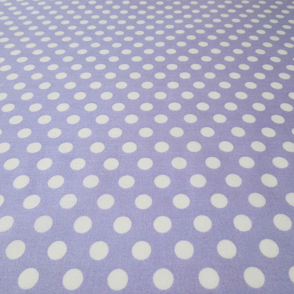 Polka Dot - Lilac - Lightweight Cotton Fabric