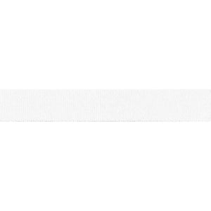 Plain Grosgrain Ribbon - White - Berisfords - 10mm