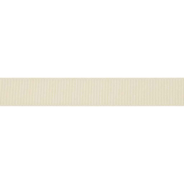 Plain Grosgrain Ribbon - Ivory - Berisfords - 6mm - 10mm