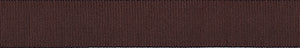 Plain Grosgrain Ribbon - Chocolate Brown - Berisfords - 16mm