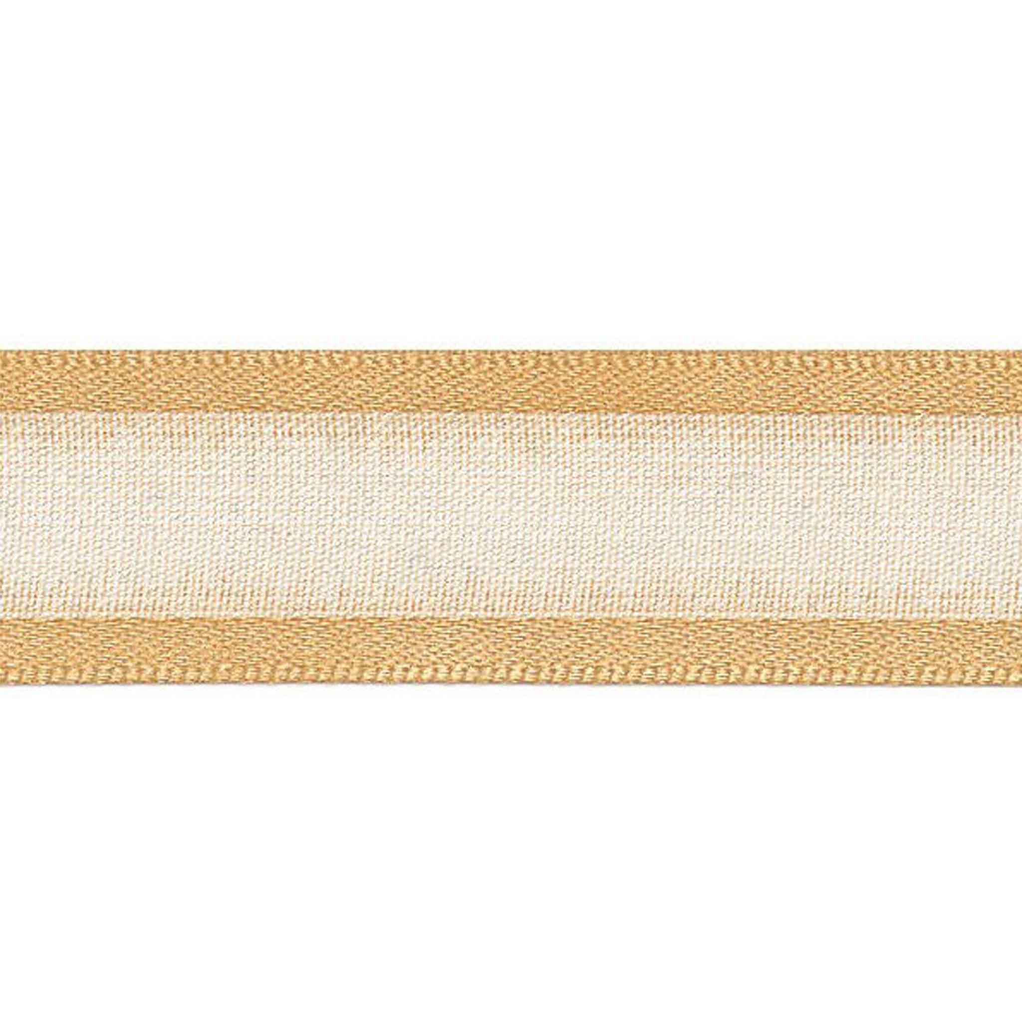 15mm Sheer Elegance Ribbon - Honey Gold - Berisfords