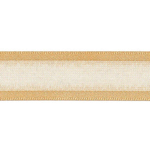 15mm Sheer Elegance Ribbon - Honey Gold - Berisfords