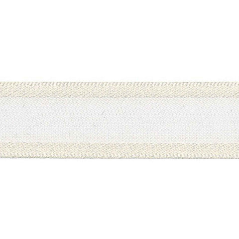 25mm Sheer Elegance Ribbon - Pearl - Berisfords