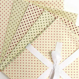 Small Polka Dot Fat Quarter Bundle - Rose & Hubble - 4 Fat Quarters