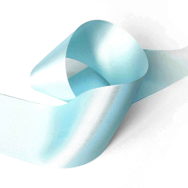 Satin Ribbon - Sky Blue 3 - Berisfords - 3mm - 7mm - 50mm