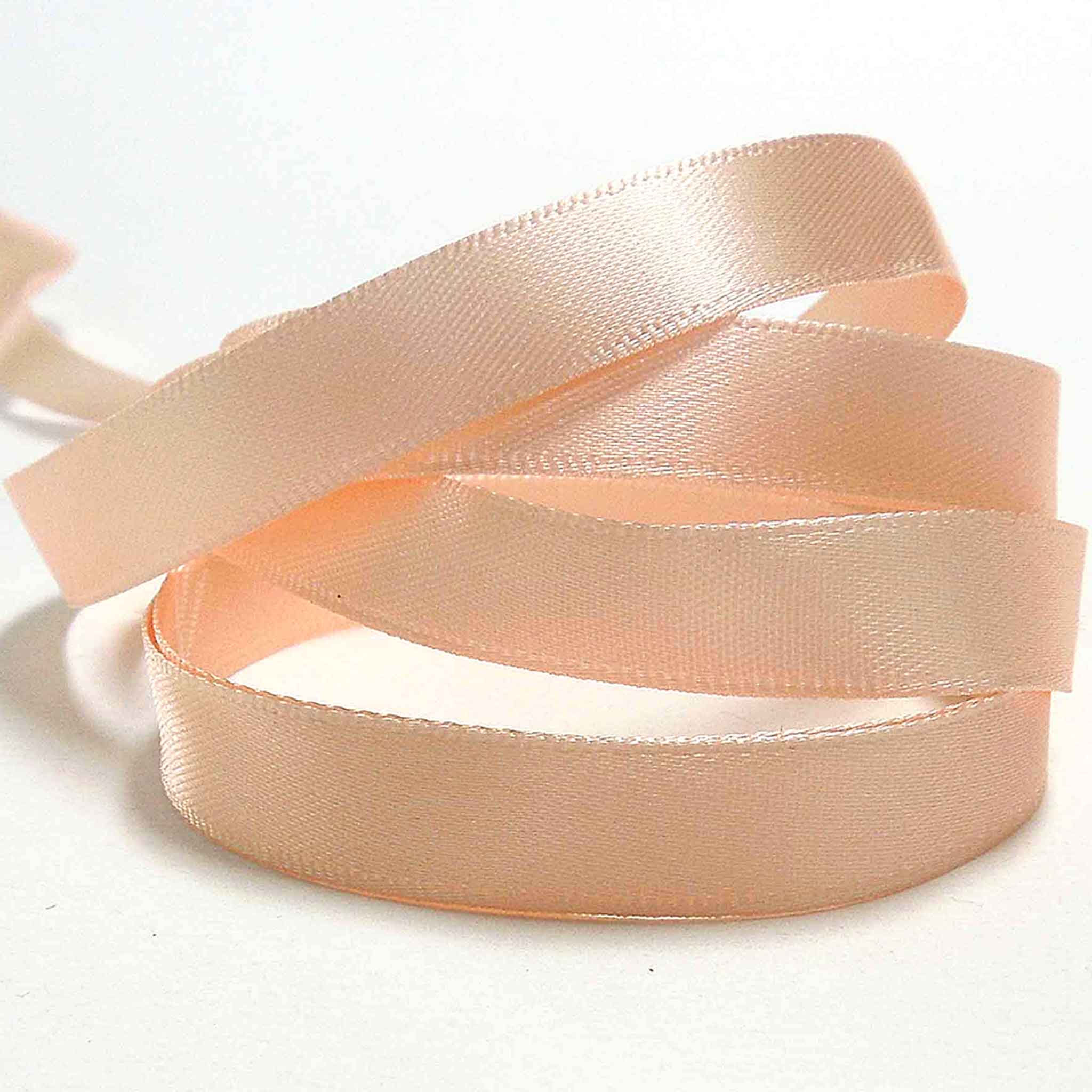 Satin Ribbon - Peach 71 - Berisfords - 3mm - 10mm