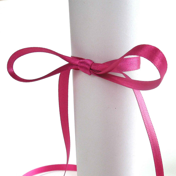 Satin Ribbon - Fuchsia Pink 402 - Berisfords - 7mm