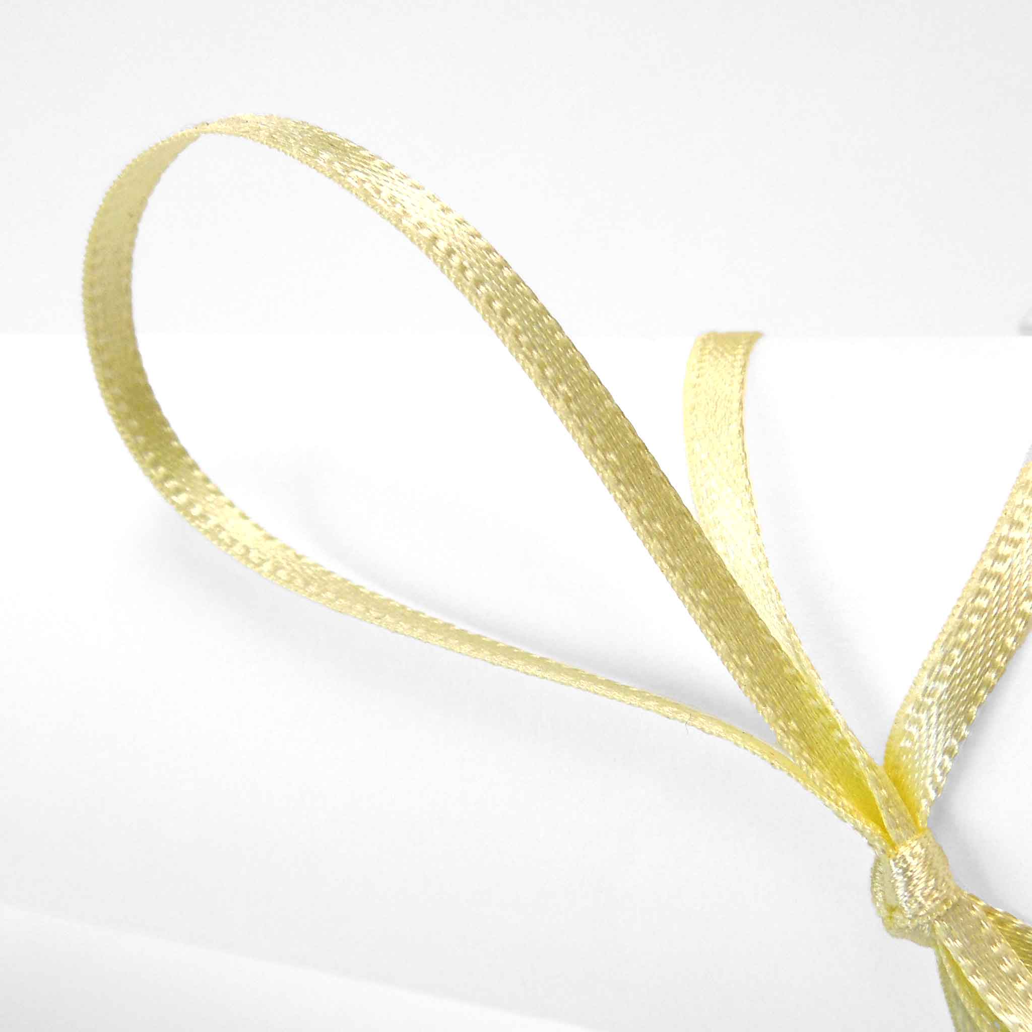 Lemon store satin ribbon