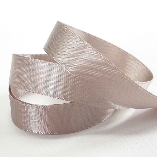 Satin Ribbon - Silver Grey 18 - Berisfords - 3mm - 15mm