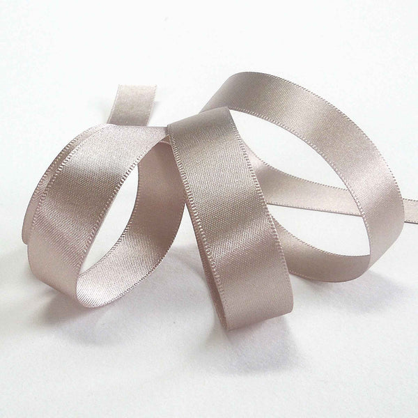 Satin Ribbon - Silver Grey 18 - Berisfords - 3mm - 15mm