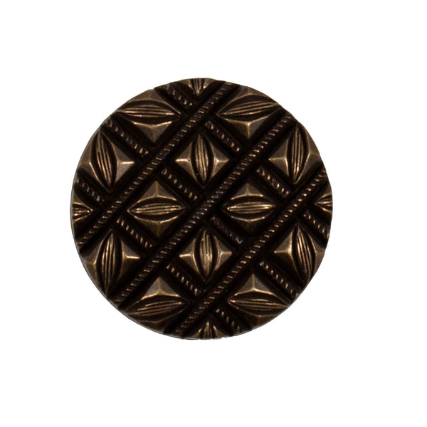 Vogue Star Buttons - Bronze Textured- 27mm - Pack of 1 - VS2027