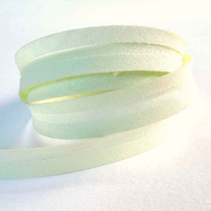 15mm Plain Bias Binding - Pale Green - Single Fold