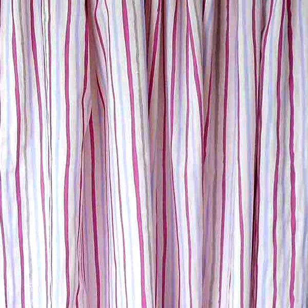 Cotton Bunting -Lilac Ballerinas and Stripes - Handmade