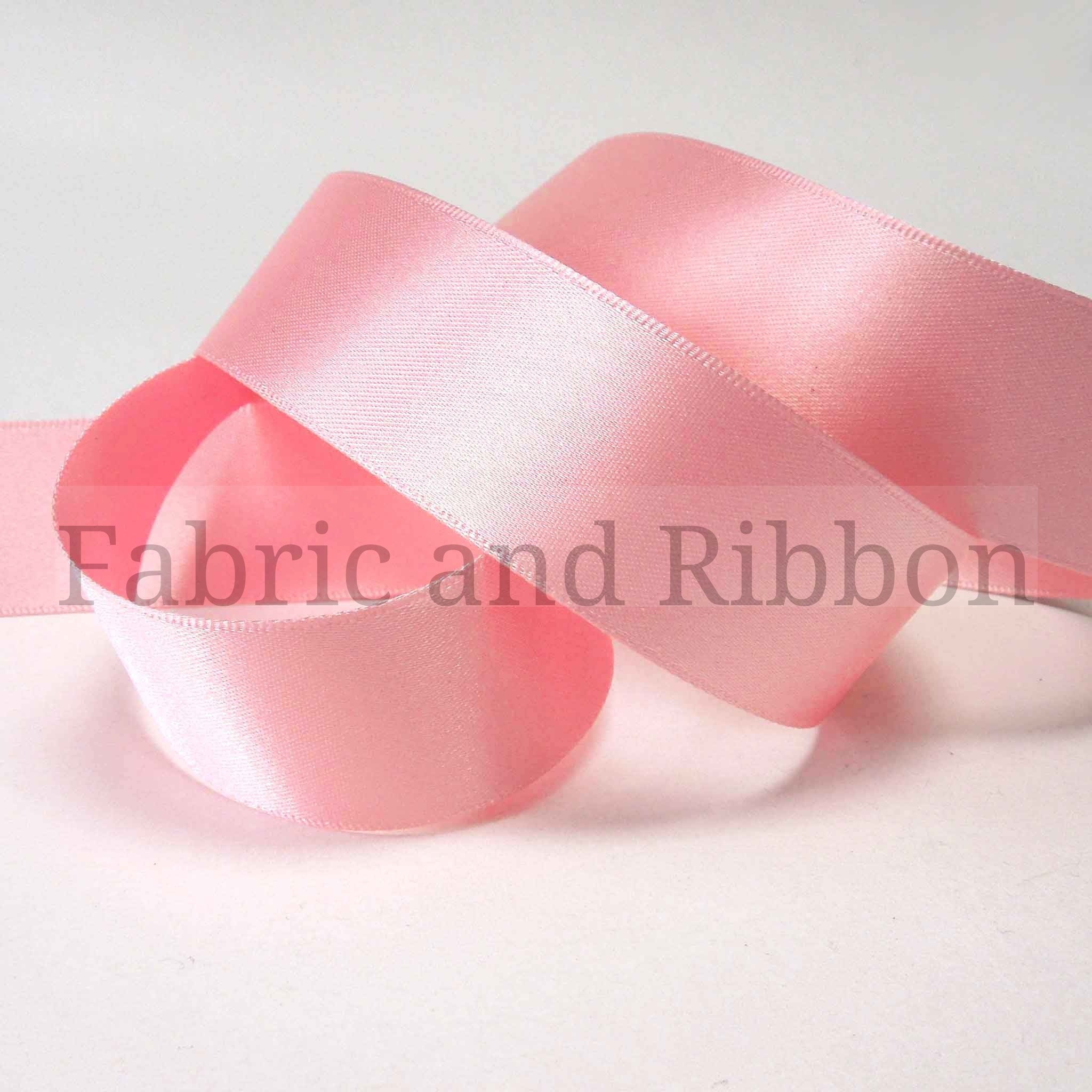 Satin Ribbon Dark Rose Pink 401- Berisfords 7mm - 25mm