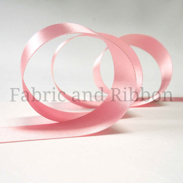 Satin Ribbon Dark Rose Pink 401- Berisfords 7mm - 25mm