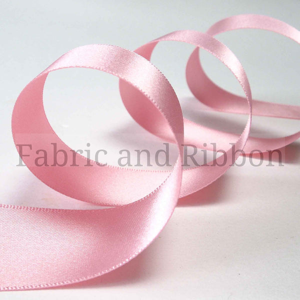 Satin Ribbon Dark Rose Pink 401- Berisfords 7mm - 25mm