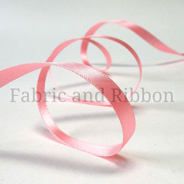 Satin Ribbon Dark Rose Pink 401- Berisfords 7mm - 25mm