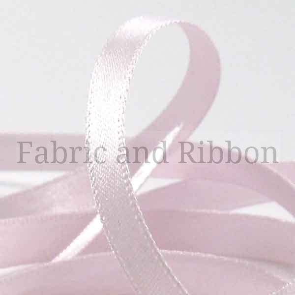 Satin Ribbon Pale Pink 70 Berisfords 7mm 10mm - 15mm