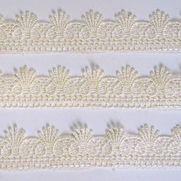 25mm Ivory Lace Guipure - Trimits