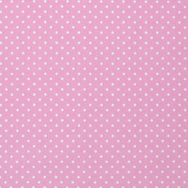 Small Polka Dot Bubblegum Pink - Cotton Fabric