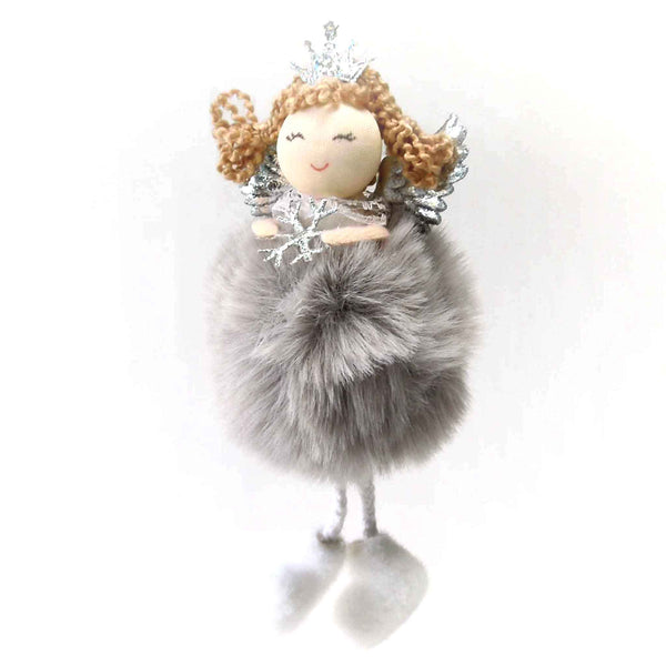 Fluffy Fairies Christmas Decorations - 22cm tall - Choice of 3 Colours