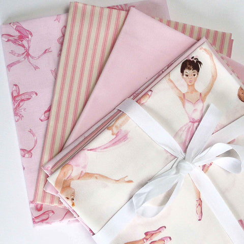 Ballet Dancers Quarter Bundle Timeless Treasures - 4 Fat Quarters