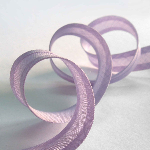 15mm Plain Bias Binding Lilac - Single Fold