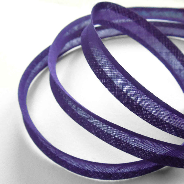 15mm Plain Bias Binding Mauve - Single Fold