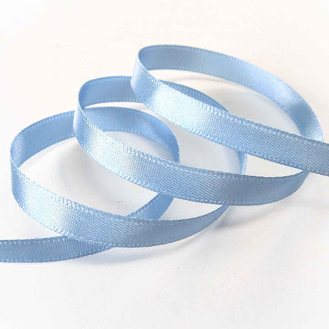 Satin Ribbon - Dusky Blue 61 - Berisfords - 3mm - 7mm