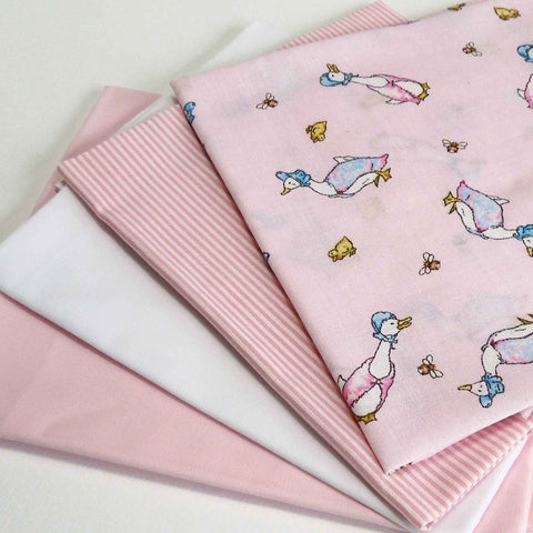 Pink Nursery Quarter Bundle - 4 Fat Quarters