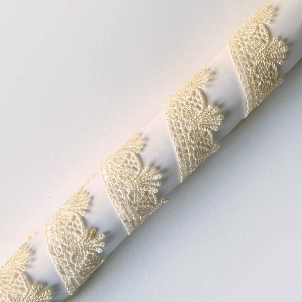 25mm Ivory Lace Guipure - Trimits