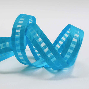 Ladder Ribbon Peacock Blue Berisfords 15mm - 25mm