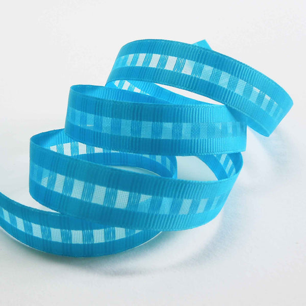 Ladder Ribbon Peacock Blue Berisfords 15mm - 25mm