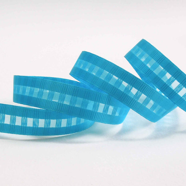 Ladder Ribbon Peacock Blue Berisfords 15mm - 25mm