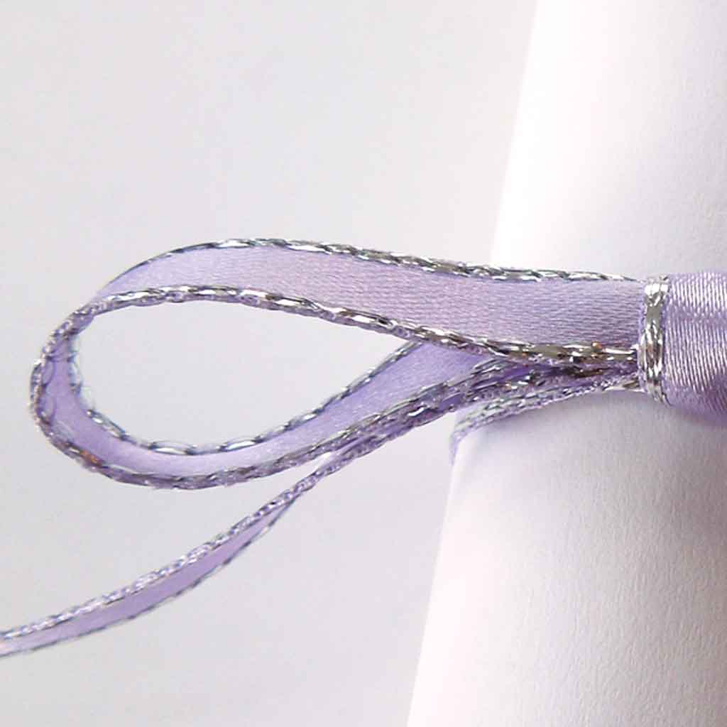 Lilac Satin Ribbon